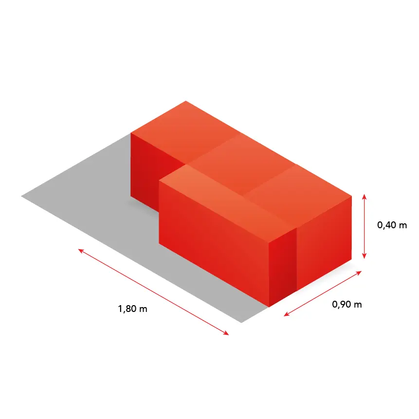Cubeauswahl für Fläche 90 x 180